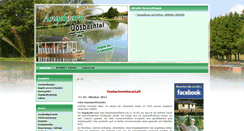 Desktop Screenshot of angelparkoosbachtal.de