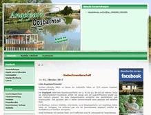 Tablet Screenshot of angelparkoosbachtal.de
